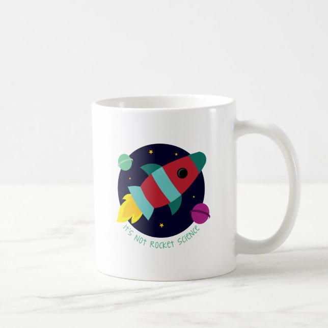 Seine nicht Raketentechnik Kaffeetasse (Rechts)