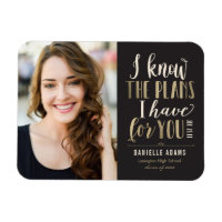 Seine Pläne Abschluss Ankündigung Magnet