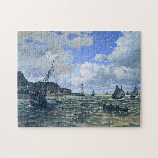 Seine Studentenzeit in Honfleur Monet Kunstvoll wa (Horizontal)
