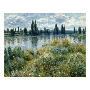 Seine-Ufer in Vétheuil Fotodruck