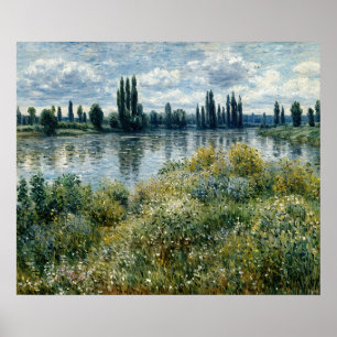 Seine-Ufer in Vétheuil Poster