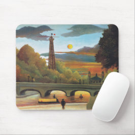 Seine und Eiffelturm im Sunset Mousepad