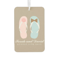 Seine und ihre Flip Flops Hochzeit