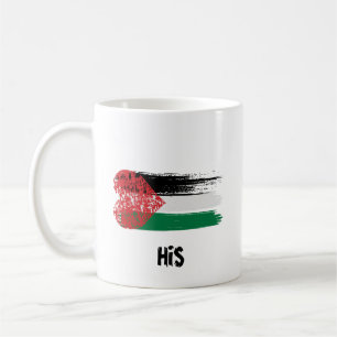 Seine und ihre palästinensische Flagge Tasse – Abg
