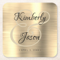 Seine und ihre Skriptnamen, Brushed Gold Metal Wed