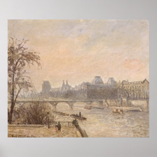 Seine und Louvre, 1903 Poster