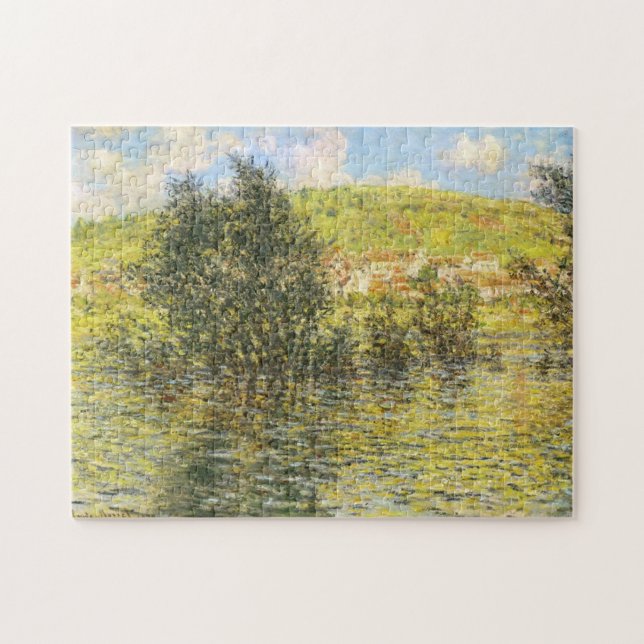 Seine Vé Wirkung Sonnenschein nach Regen Monet (Horizontal)