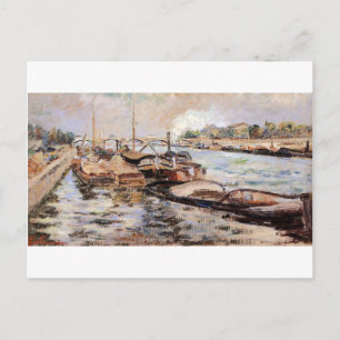 Seine von Armand Guillaumin Postkarte