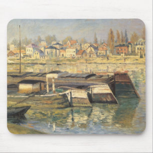 Seine von Claude Monet in Asniery Mousepad
