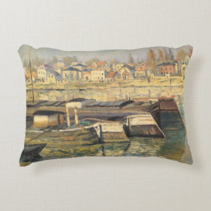 Seine von Claude Monet in Asniery Zierkissen