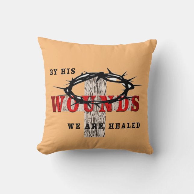 seine Wunden Kissen (Vorderseite)