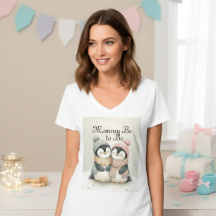Seine Zwillinge Pinguin-Baby-Party Junge Mädchen W T-Shirt