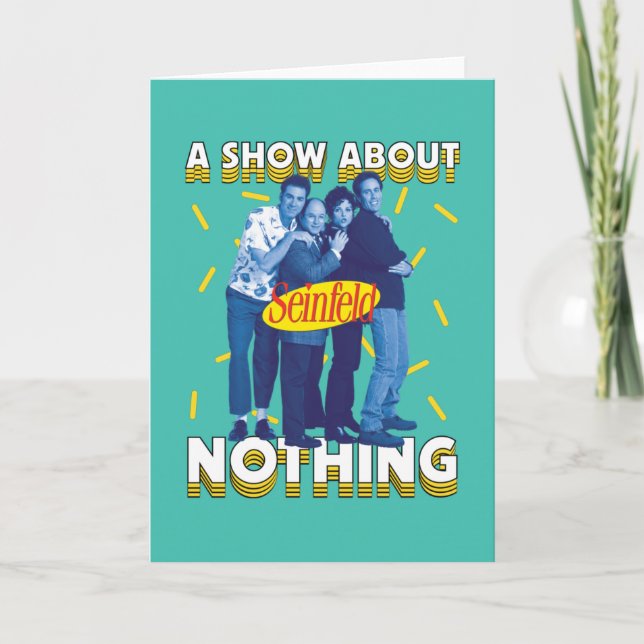 Seinfeld | A Show About Nothing Karte (Vorderseite)