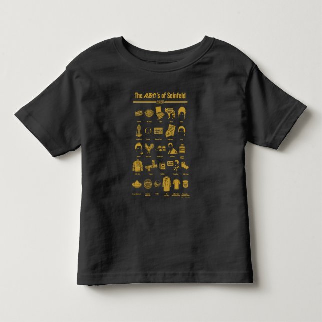 Seinfeld | Die ABCs von Seinfeld Infographic Kleinkind T-shirt (Vorderseite)