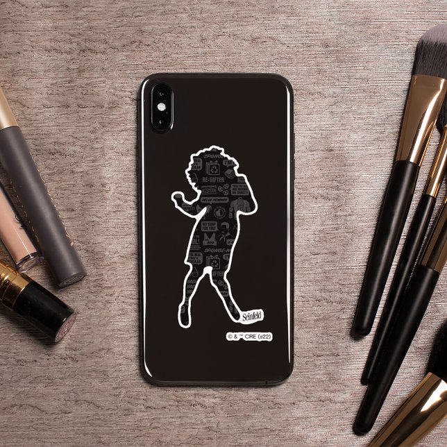 Seinfeld | Elaine Dance Silhouette Aufkleber (Von Creator hochgeladen)