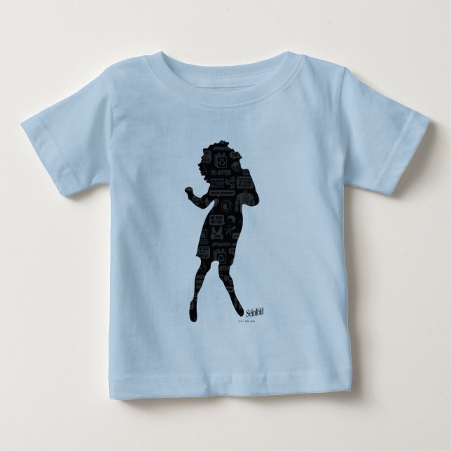 Seinfeld | Elaine Dance Silhouette Baby T-shirt (Vorderseite)