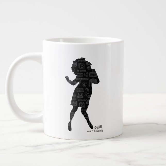 Seinfeld | Elaine Dance Silhouette Jumbo-Tasse (Links)