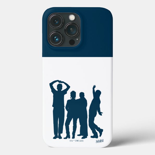 Seinfeld | Group Silhouette Graphic Case-Mate iPhone Hülle (Rückseite)