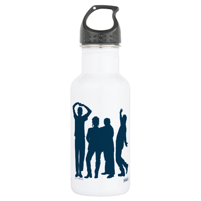 Seinfeld | Group Silhouette Graphic Edelstahlflasche (Vorderseite)