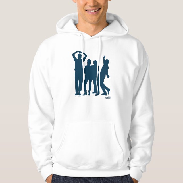 Seinfeld | Group Silhouette Graphic Hoodie (Vorderseite)