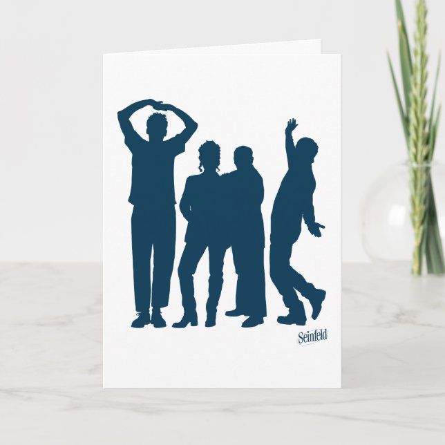 Seinfeld | Group Silhouette Graphic Karte (Vorderseite)