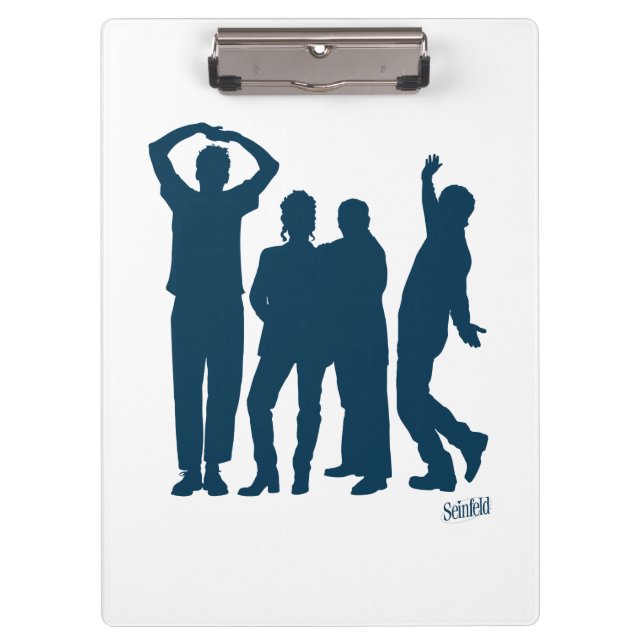 Seinfeld | Group Silhouette Graphic Klemmbrett (Vorderseite)