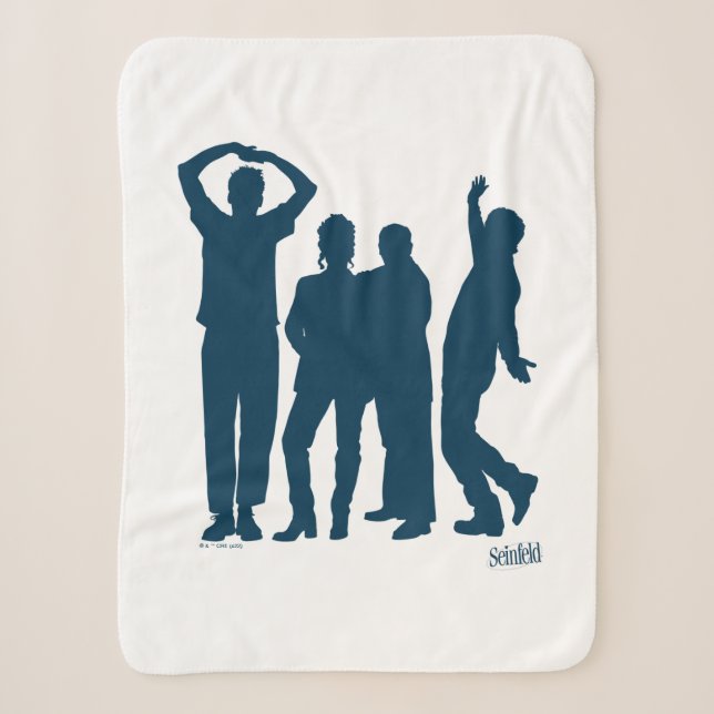 Seinfeld | Group Silhouette Graphic Sherpadecke (Vorderseite)