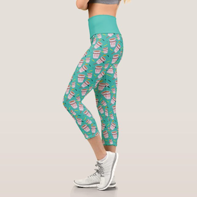 Seinfeld | Keine Suppe für Ihr Muster Capri Leggings (Links)