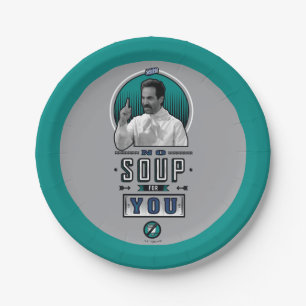 Seinfeld Keine Suppe für Sie Graphic Pappteller