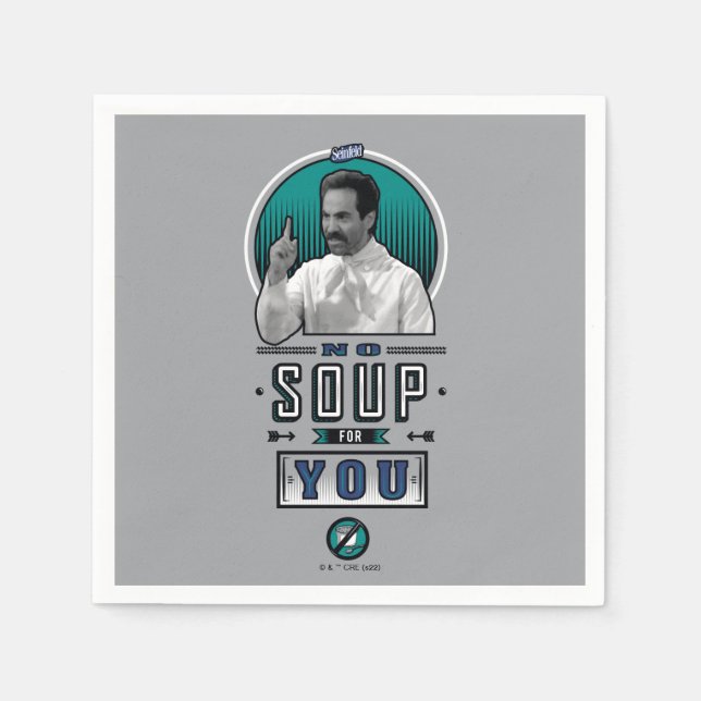 Seinfeld | Keine Suppe für Sie Graphic Serviette (Vorderseite)