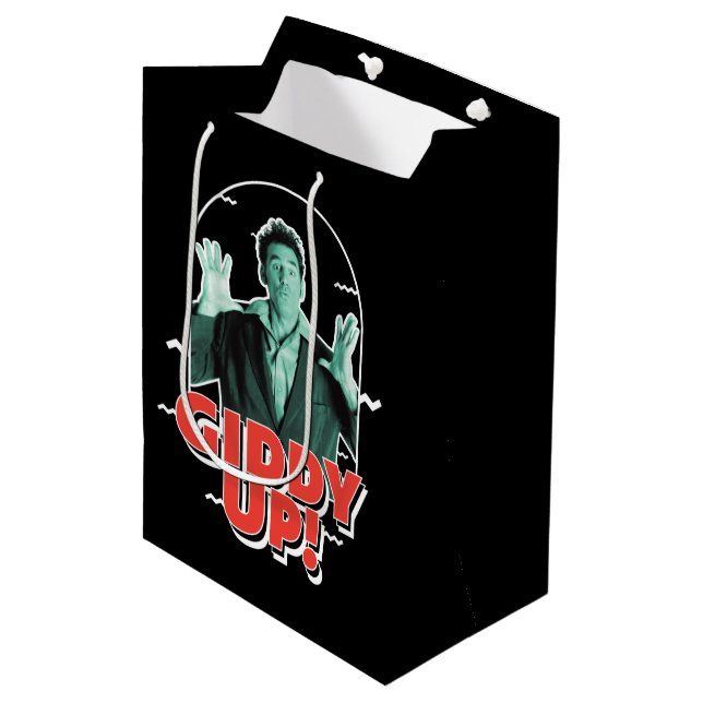 Seinfeld | Kramer - Giddy Up! Mittlere Geschenktüte (Vorderseite Schrägansicht)
