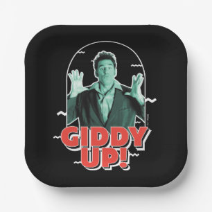 Seinfeld   Kramer - Giddy Up! Pappteller
