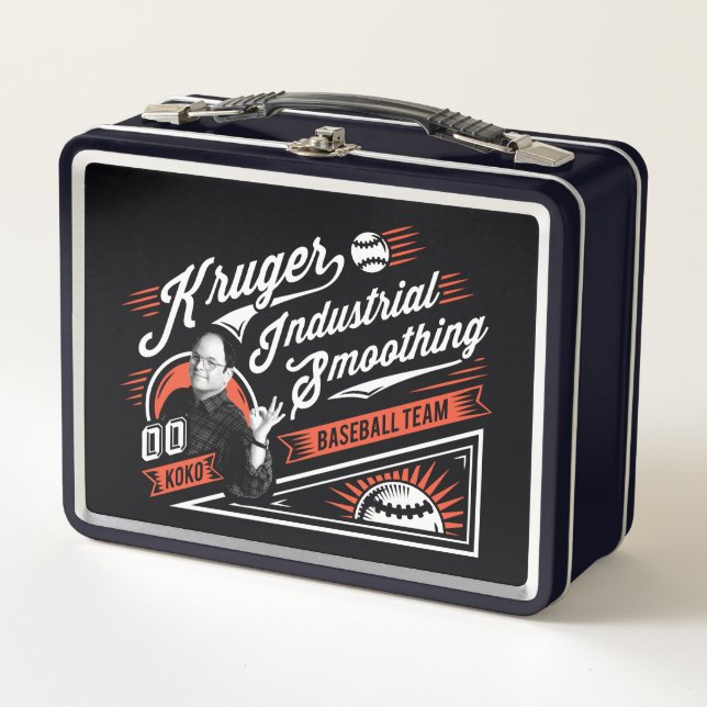 Seinfeld | Kruger Industrial Baseball Team Metall Brotdose (Vorderseite)
