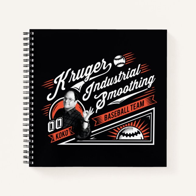 Seinfeld | Kruger Industrial Baseball Team Notizbuch (Vorderseite)