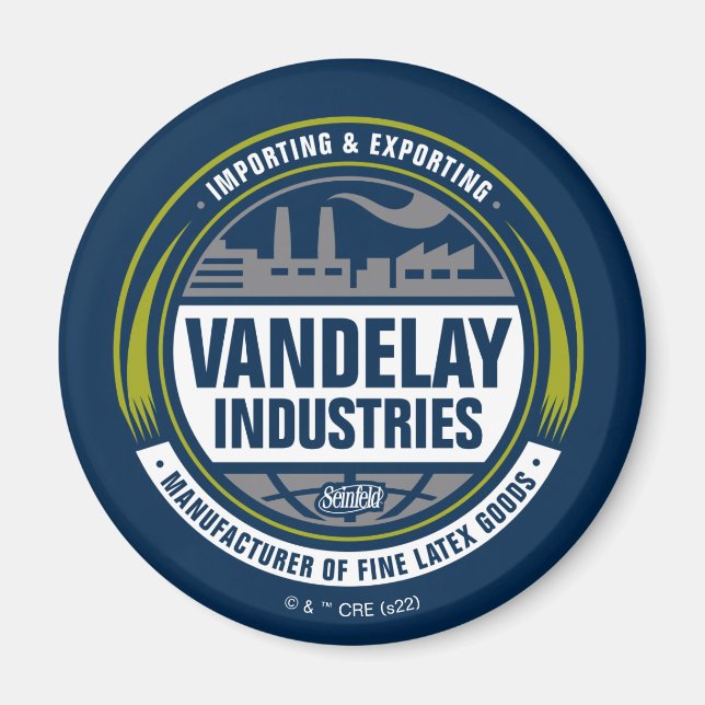 Seinfeld | Logo von Vandelay Industries Magnet (Vorne)
