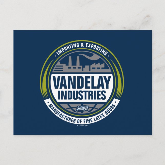 Seinfeld | Logo von Vandelay Industries Postkarte (Vorderseite)