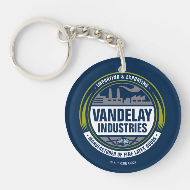Seinfeld | Logo von Vandelay Industries Schlüsselanhänger (Vorderseite)