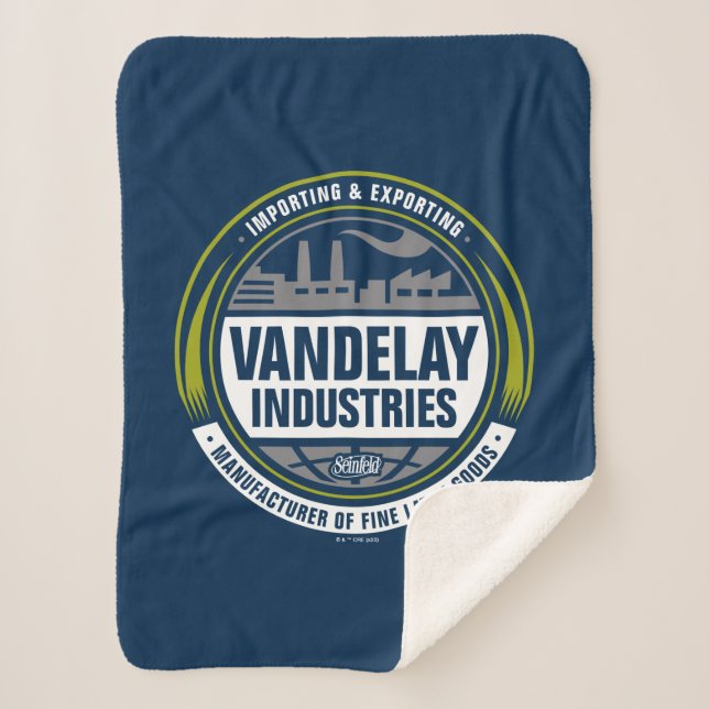 Seinfeld | Logo von Vandelay Industries Sherpadecke (Vorderseite)