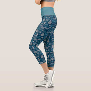 Seinfeld   Meme Pattern Capri Leggings