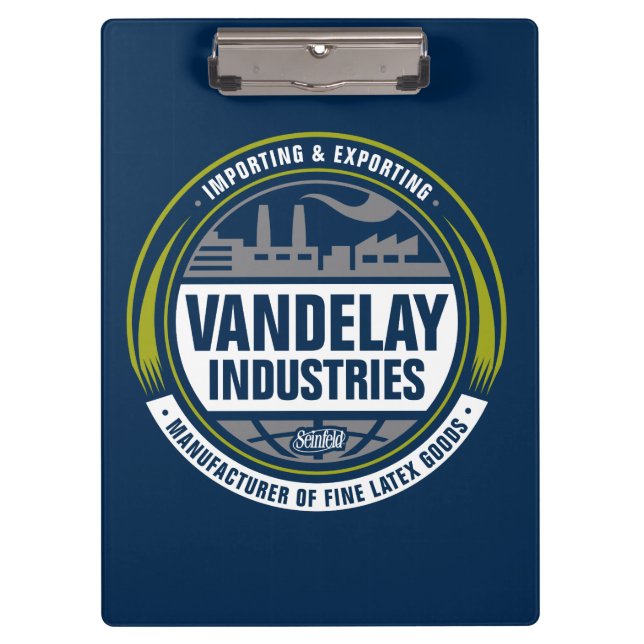 Seinfeld | Vandelay Industries Logo Klemmbrett (Vorderseite)