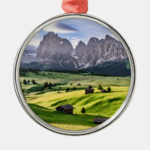 Seiser Alm   Dolomit-Alpen, Italien Ornament Aus Metall