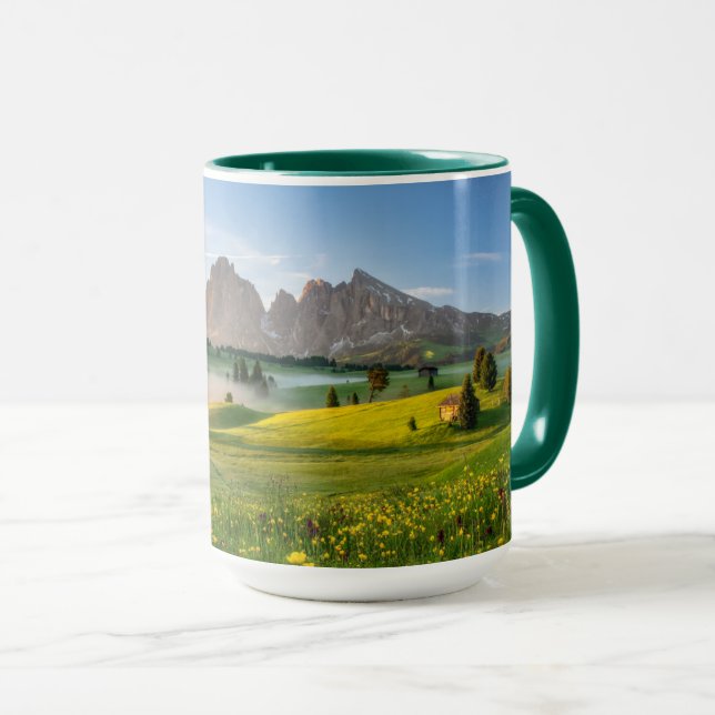 Seiser Alm, Dolomiten, Italien Tasse (VorderseiteRechts)
