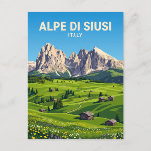 Seiser Alm Italien Postkarte
