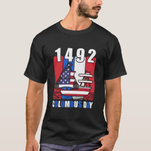 seit 1492 Columbus Tag Retro Vintage T-Shirt