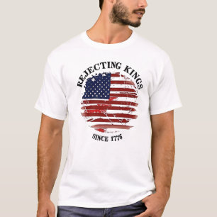 Seit 1776 lehnen wir die amerikanische Flagge im K T-Shirt