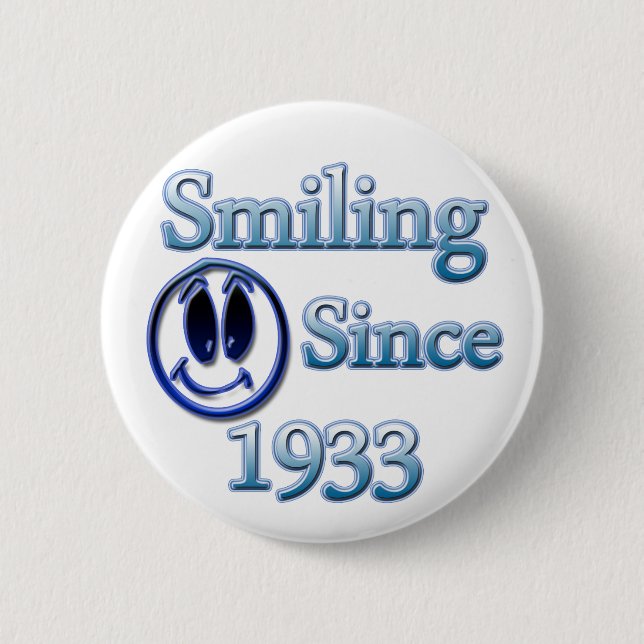Seit 1933 lächeln button (Vorderseite)