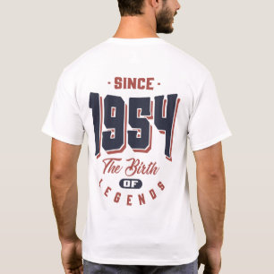 Seit 1954 die Geburt der Legenden Geburtstagsgesch T-Shirt