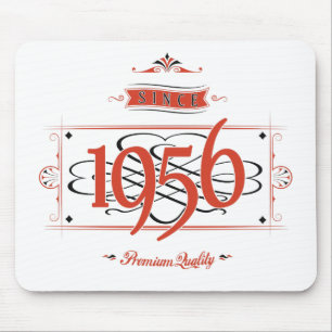 Seit 1956 (Rot&Schwarz) Mousepad