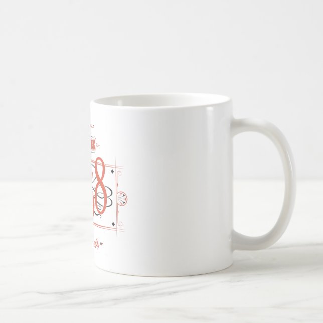 Seit 1958 (Red&Black) Kaffeetasse (Rechts)