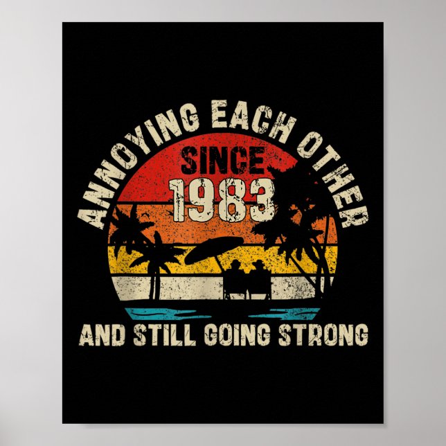 Seit 1983 42. Jahrestag Poster (Vorne)